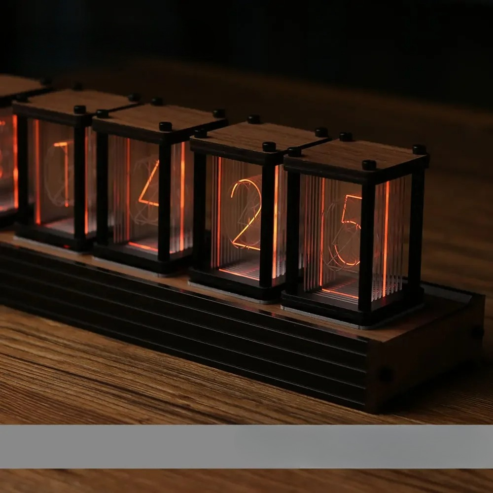 Diy Electronics Gift Ideas - Orologio da tavolo RGB Nixie Orologio