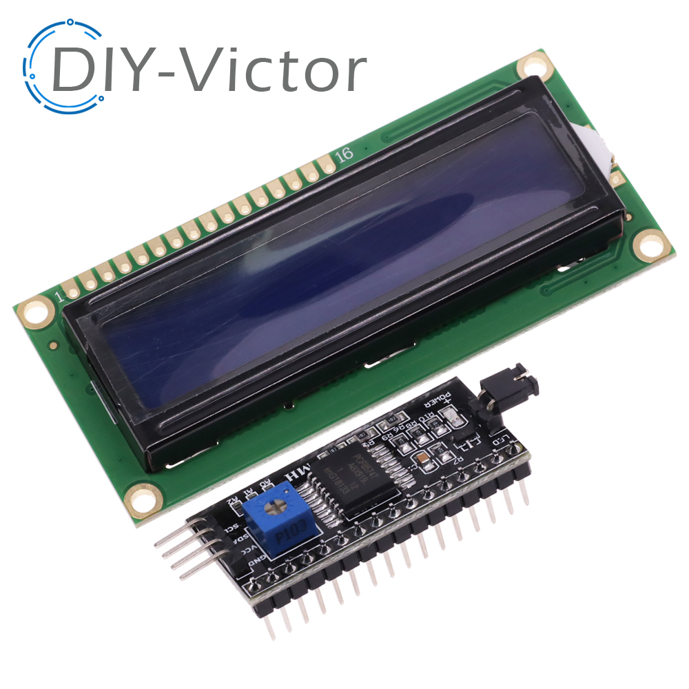 I2C Lcd Display - 1602 16x2 HD44780 Per Arduino Character