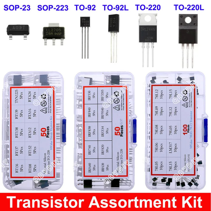 Mosfet Transistor Set - DIP SMD Mosfet Triodo Tiristore PNP