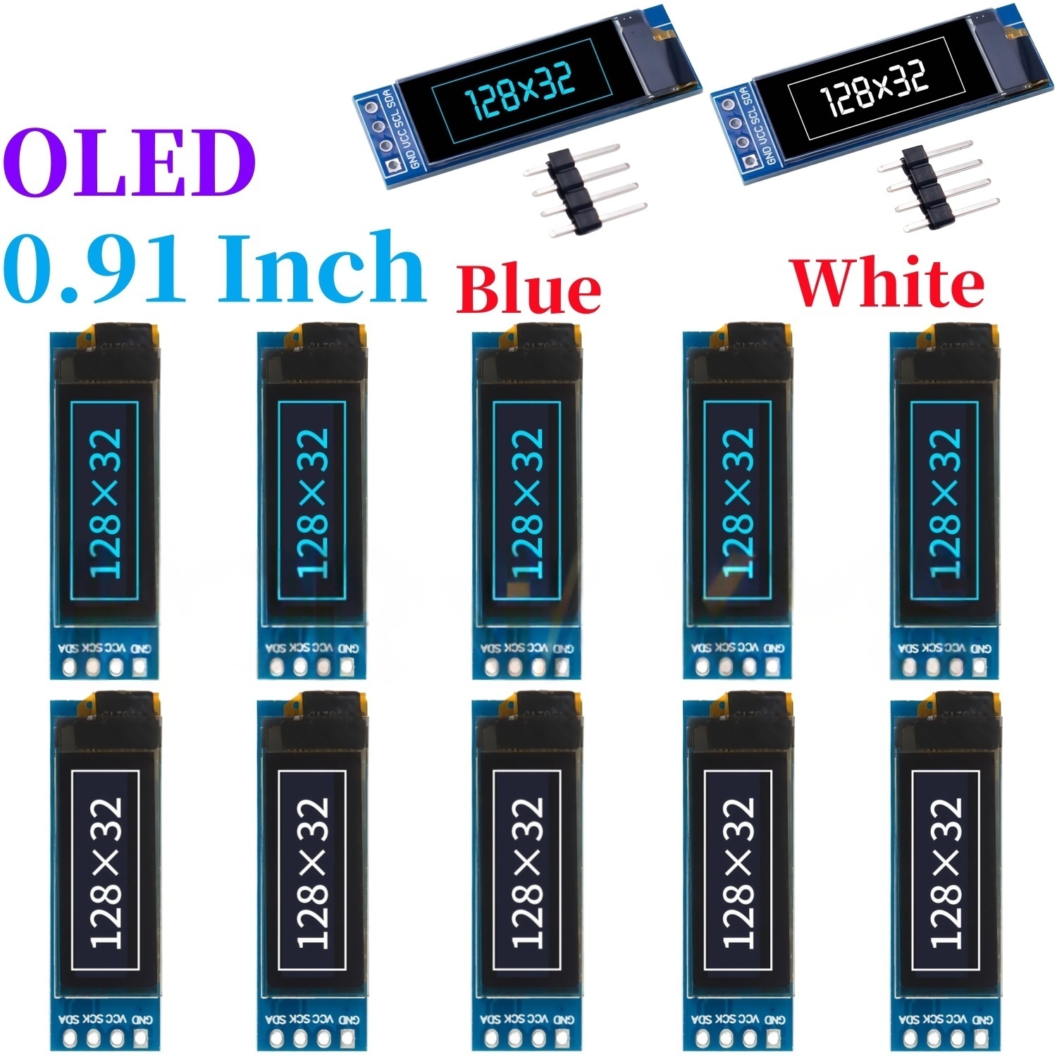 I2C Lcd Display - XZG 1-20 Pezzi Display OLED LCD