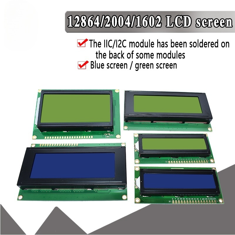 I2C Lcd Display - Modulo LCD 1602 2004 con Schermo