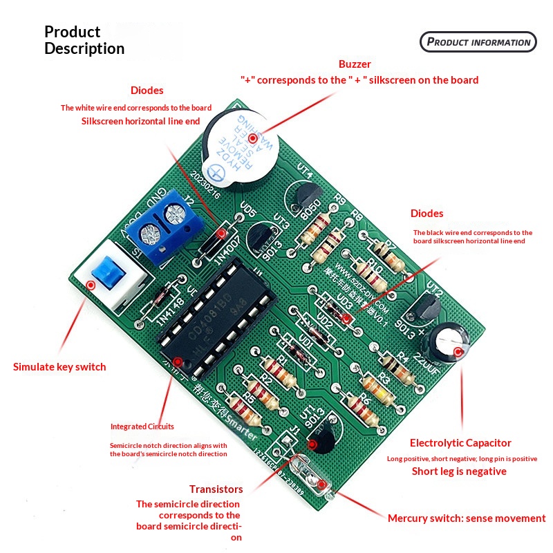 Kit Antifurto a Vibrazione per - Diy Motorcycle Electronics recensione e prezzo