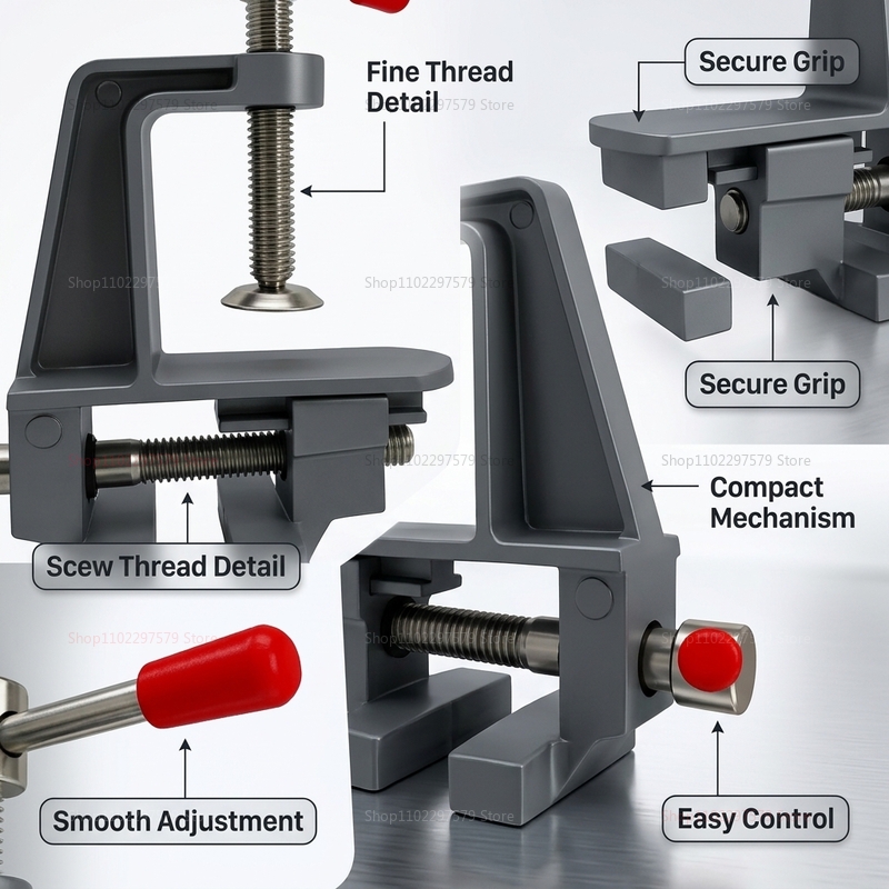 Morsa da banco mini in allumin - Diy Electronics Workbench recensione e prezzo