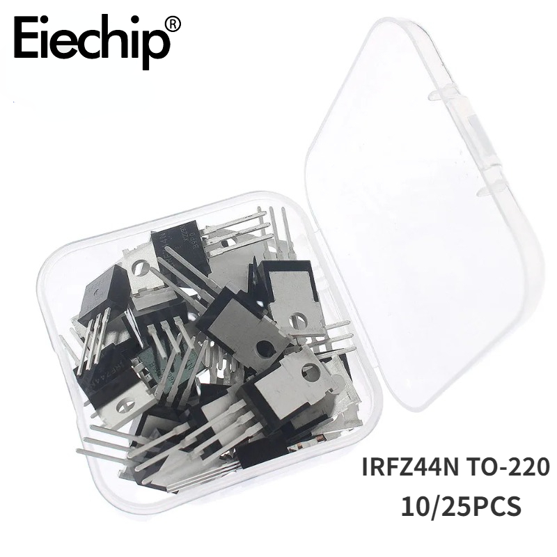 10/25 pz IRFZ44N Mosfet Origin - Mosfet Transistor Set recensione e prezzo