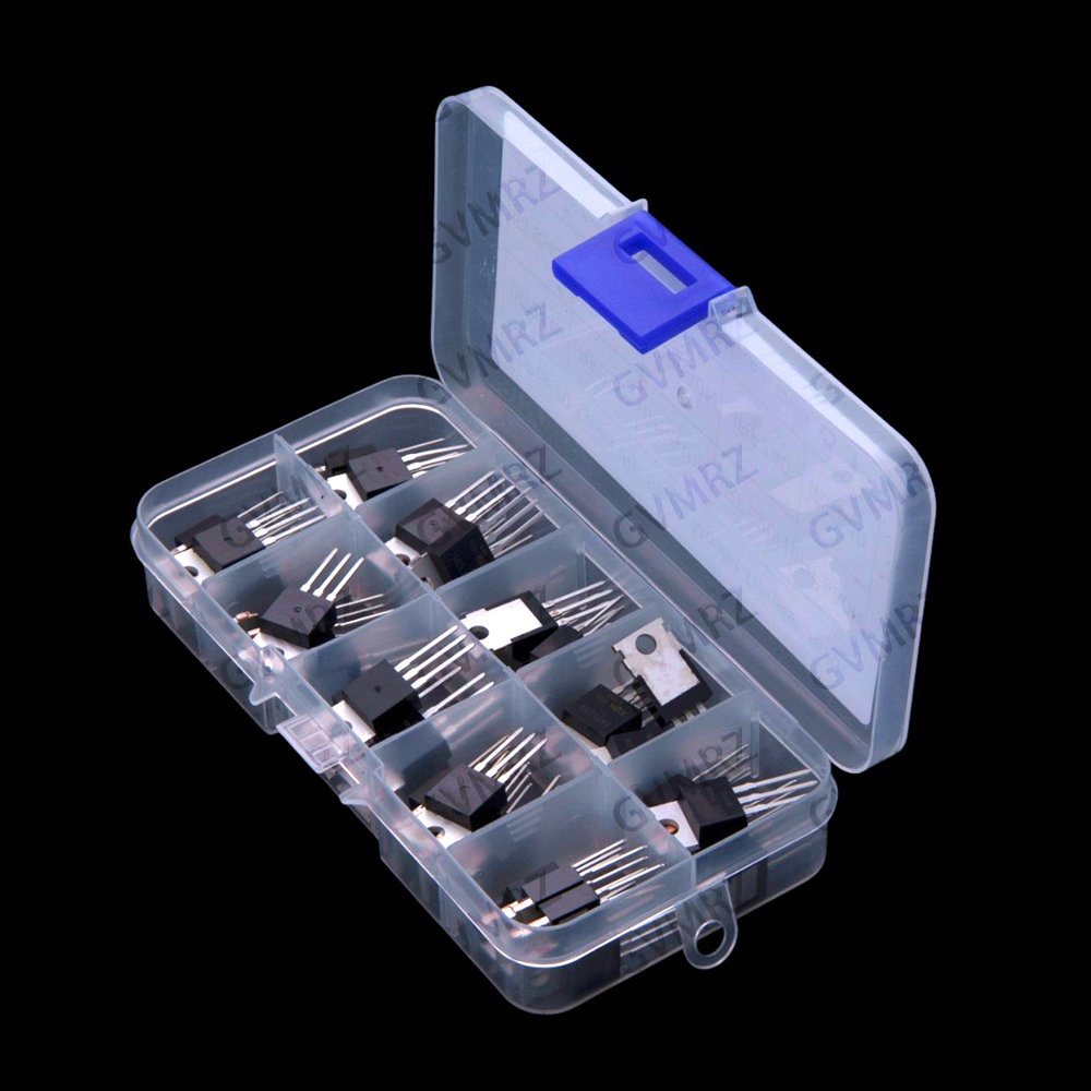 10 Valori TO-220 ​ ​ 50 MOSFET - Mosfet Transistor Set recensione e prezzo