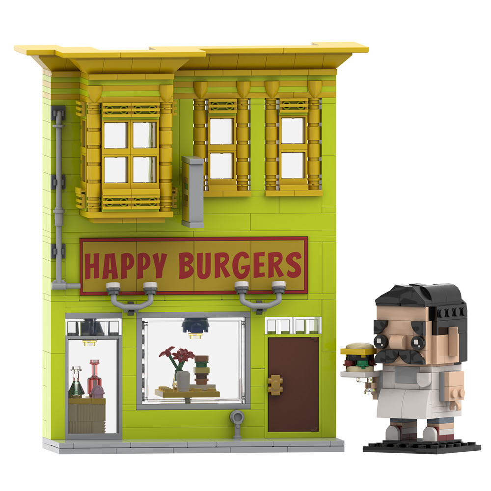Gobricks MOC Bobs Burgers Buil - Diy Electronics Shop recensione e prezzo