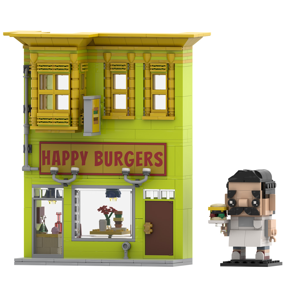Gobricks MOC Bobs Burgers Buil - Diy Electronics Shop recensione e prezzo