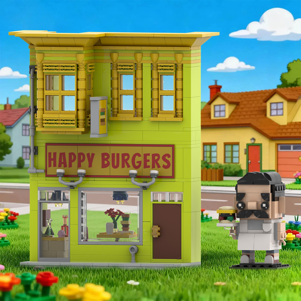 Gobricks MOC Bobs Burgers Buil - Diy Electronics Shop recensione e prezzo