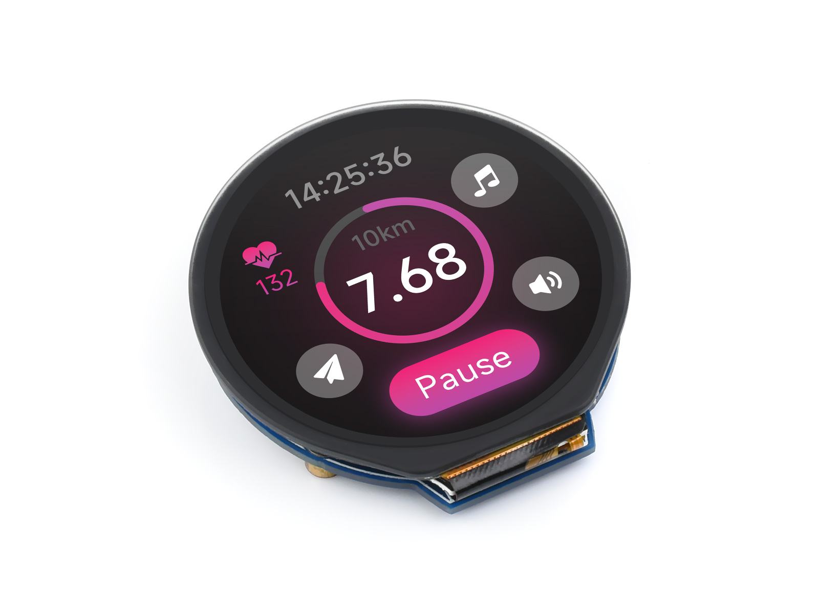 Modulo display LCD rotondo Wav - I2C Lcd Display recensione e prezzo