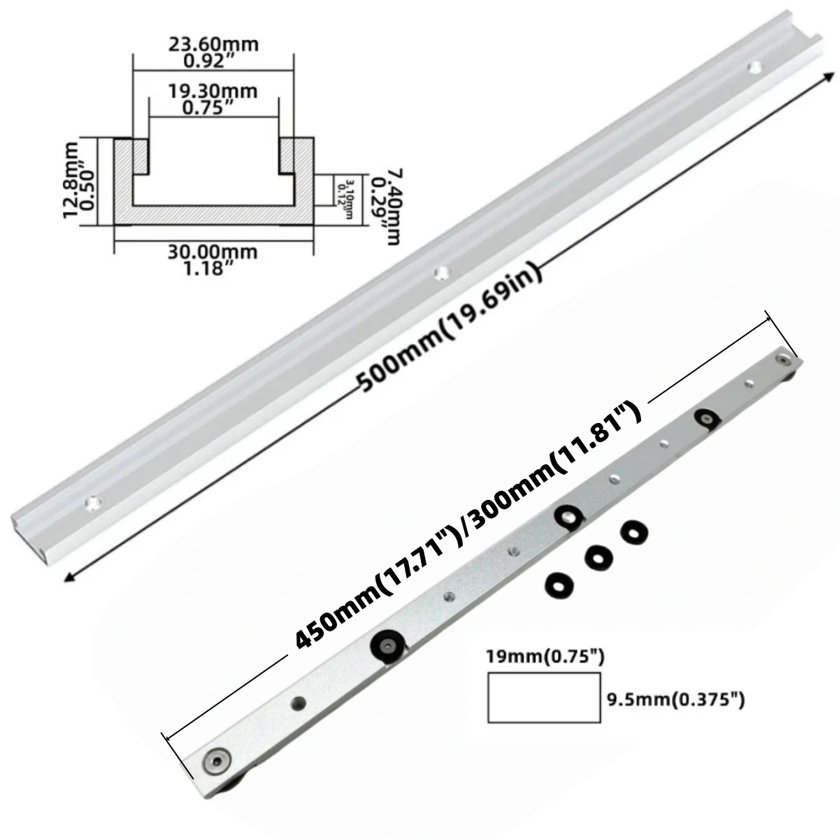 Set di 1 Barra a T in Allumini - Diy Electronics Workbench recensione e prezzo