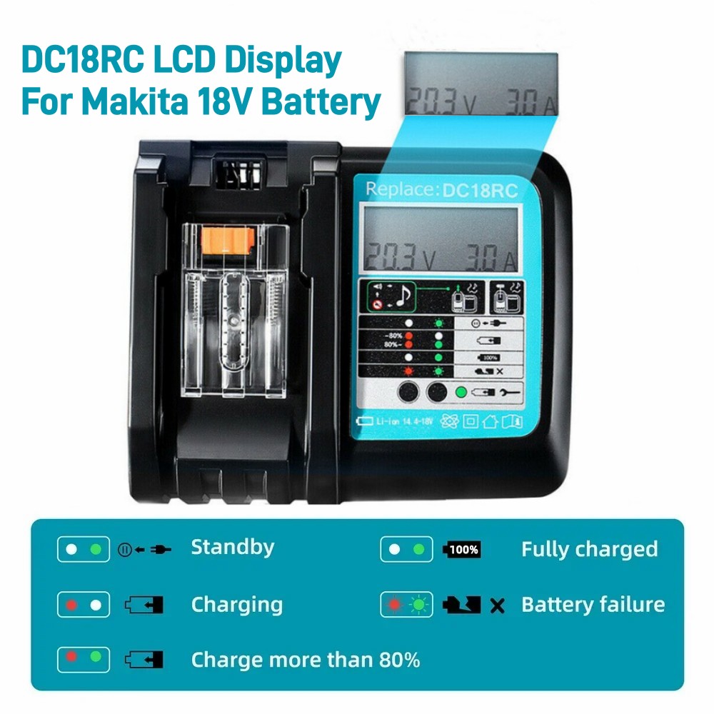 Caricabatterie DC18RC per Batt - Makita Drill Hp1640 recensione e prezzo