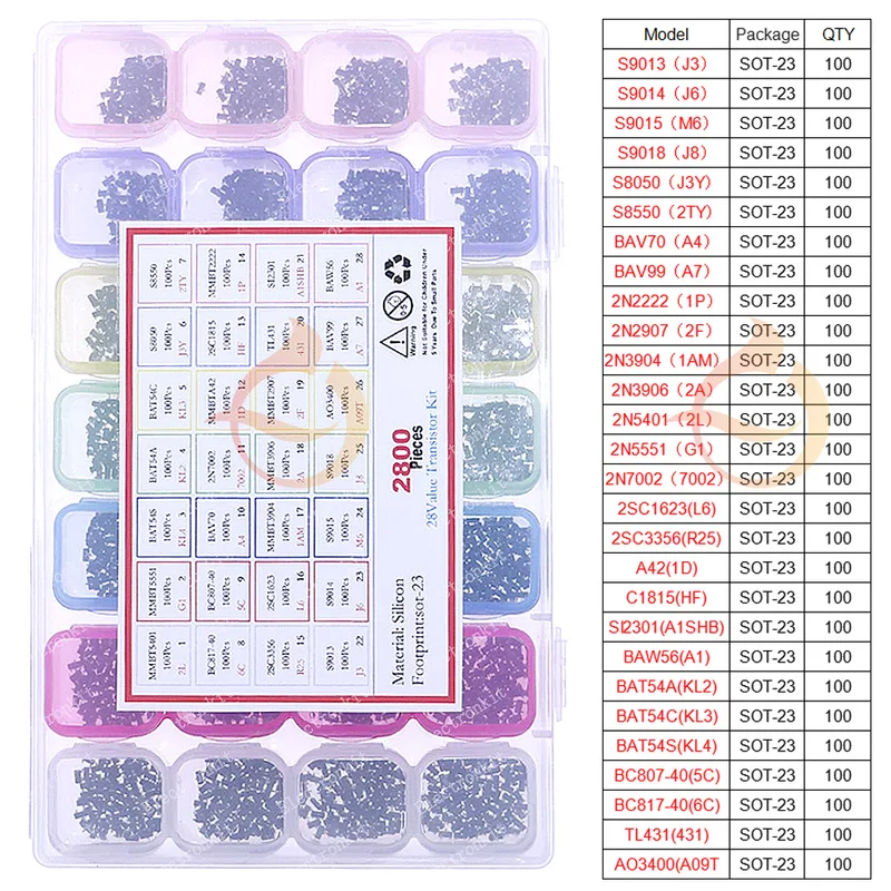 DIP SMD Mosfet Triodo Tiristor - Mosfet Transistor Set recensione e prezzo