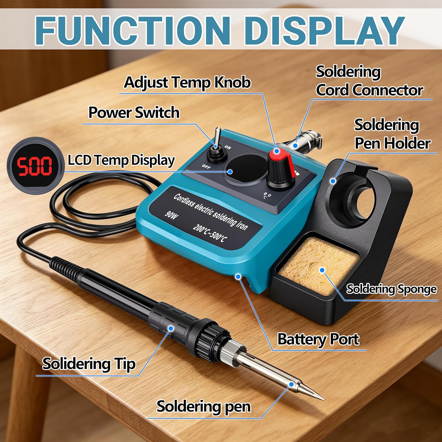 Kit Saldatore Digitale LED Sen - Diy Electronics Power Supply recensione e prezzo