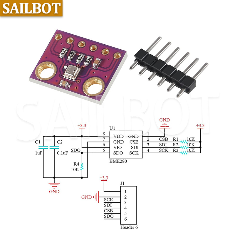 BME280 5V 3.3V Sensore digital - Bme280 Humidity Sensor recensione e prezzo