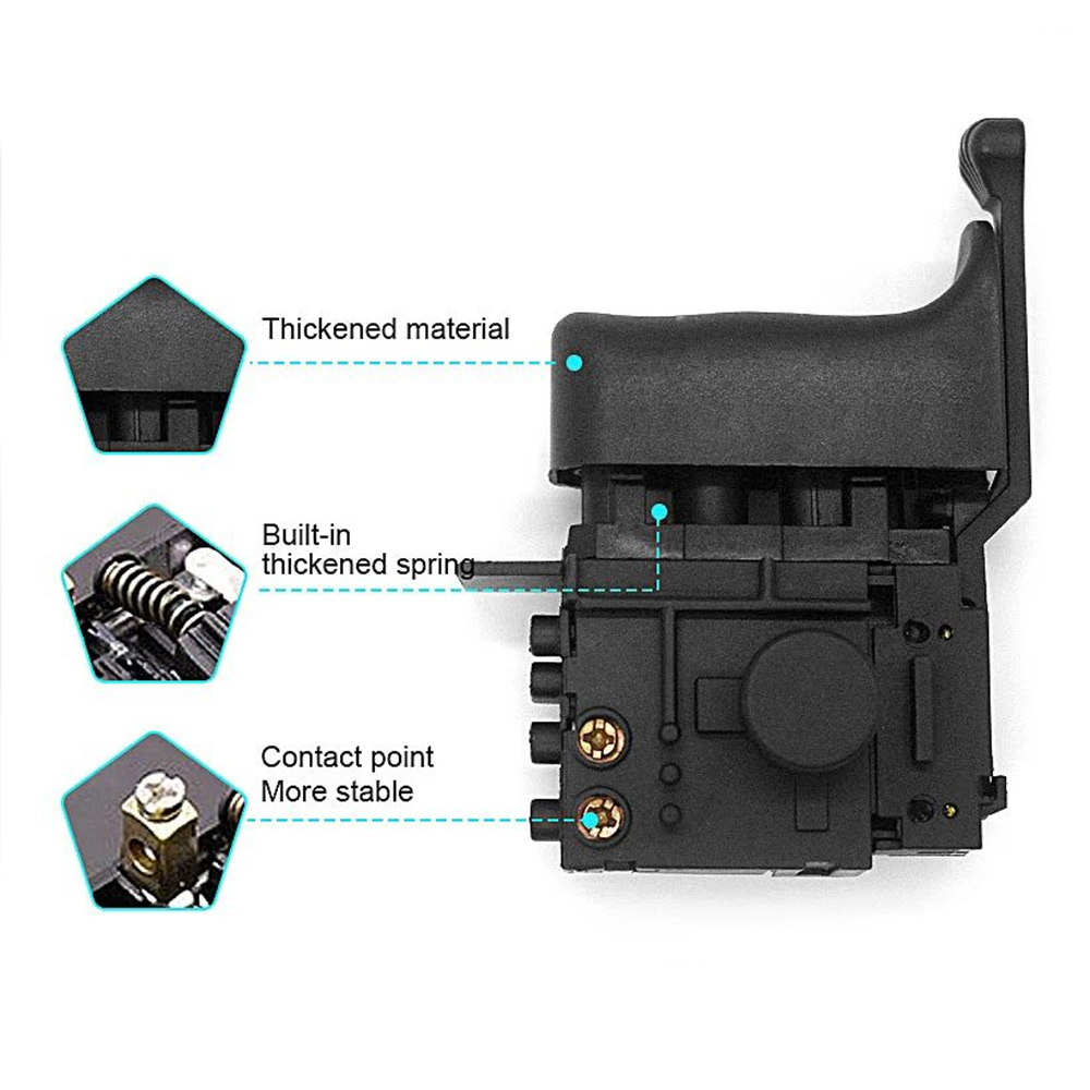 Interruttore di ricambio per M - Makita Drill Hp1640 recensione e prezzo